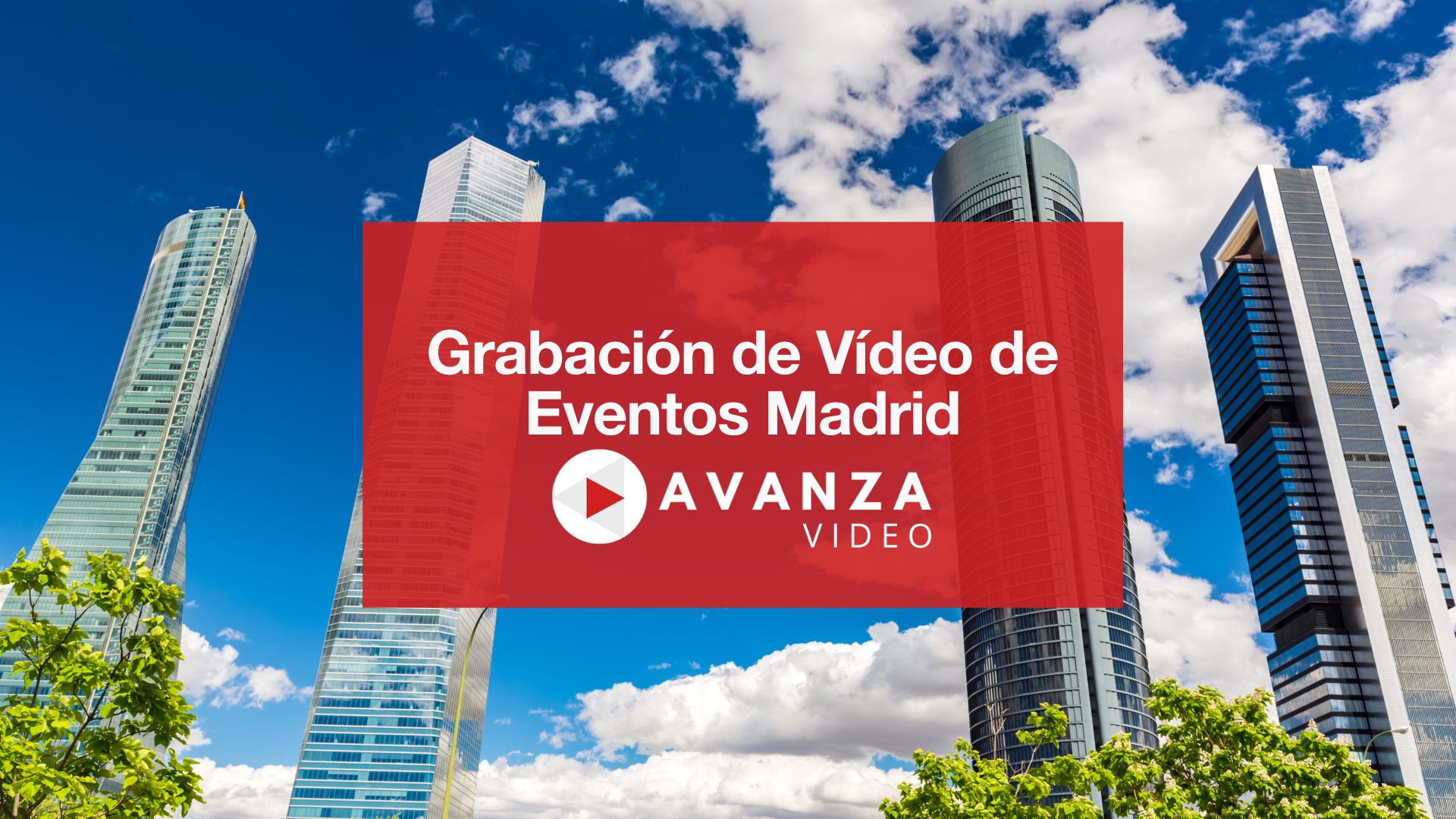 Grabación de Vídeo de Eventos Madrid