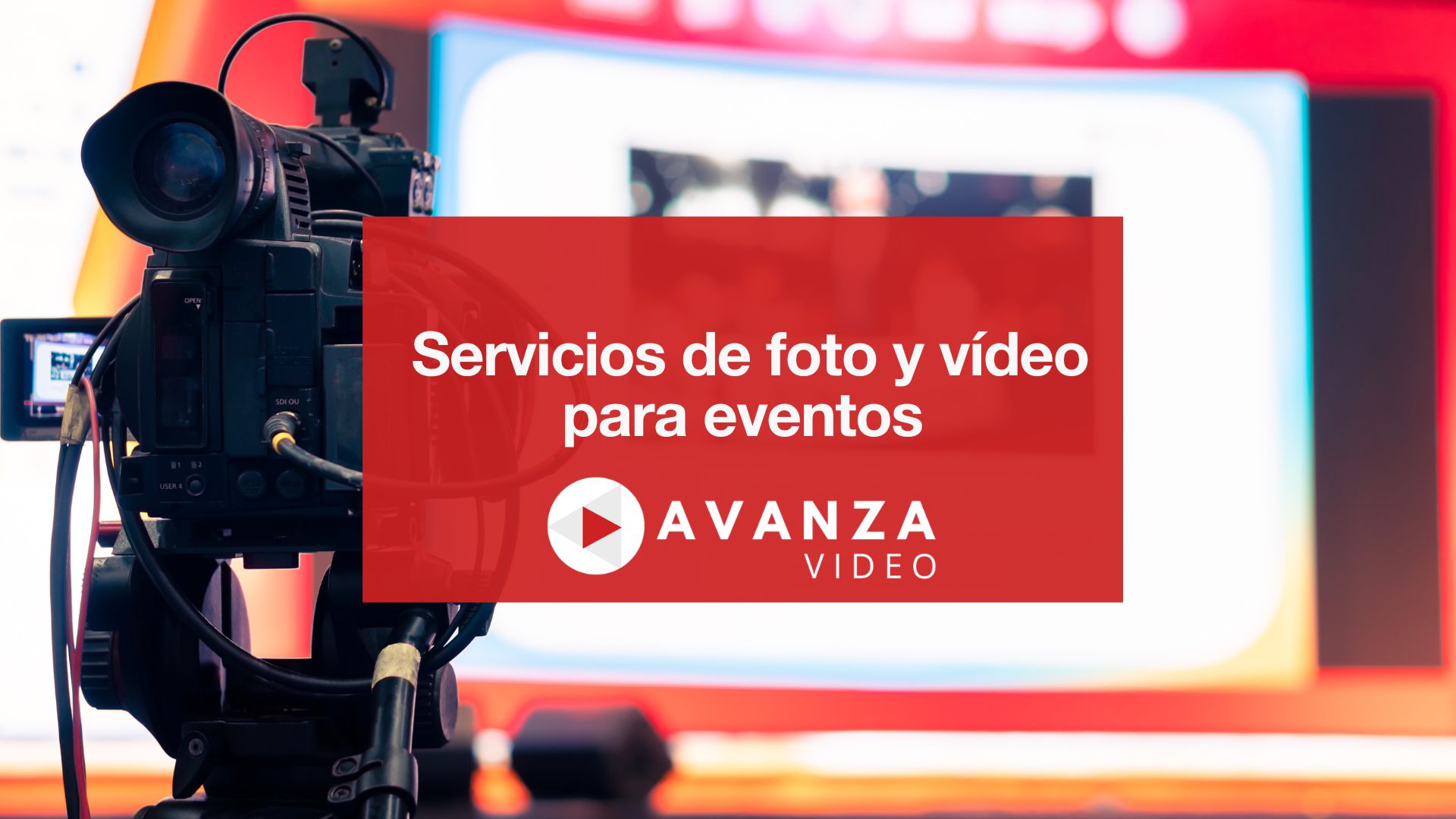 Servicios de foto y vídeo para eventos