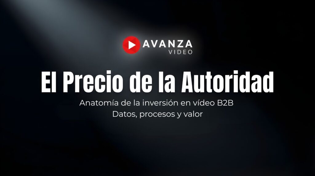 Anatomia de la inversión en vídeo B2B. Datos, procesos y valor